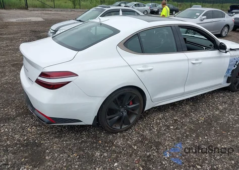 2023 Genesis G70 3.3T Awd из США, поврежденный, VIN KMTG54TE9PU119572